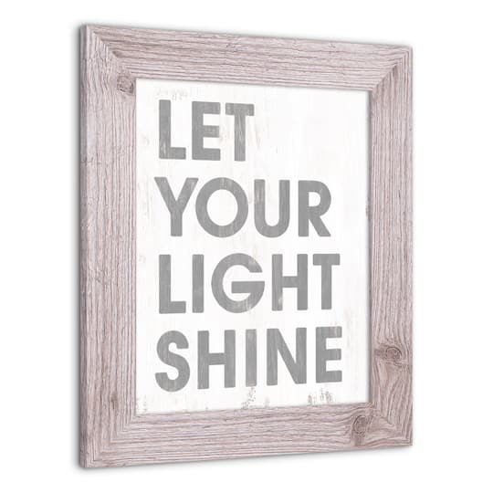 Let Your Light Shine Western Framed Print